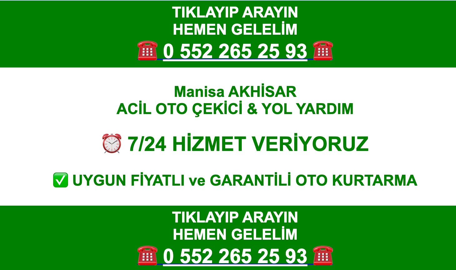 Akhisar Çekici – Akhisar Oto Kurtarıcı