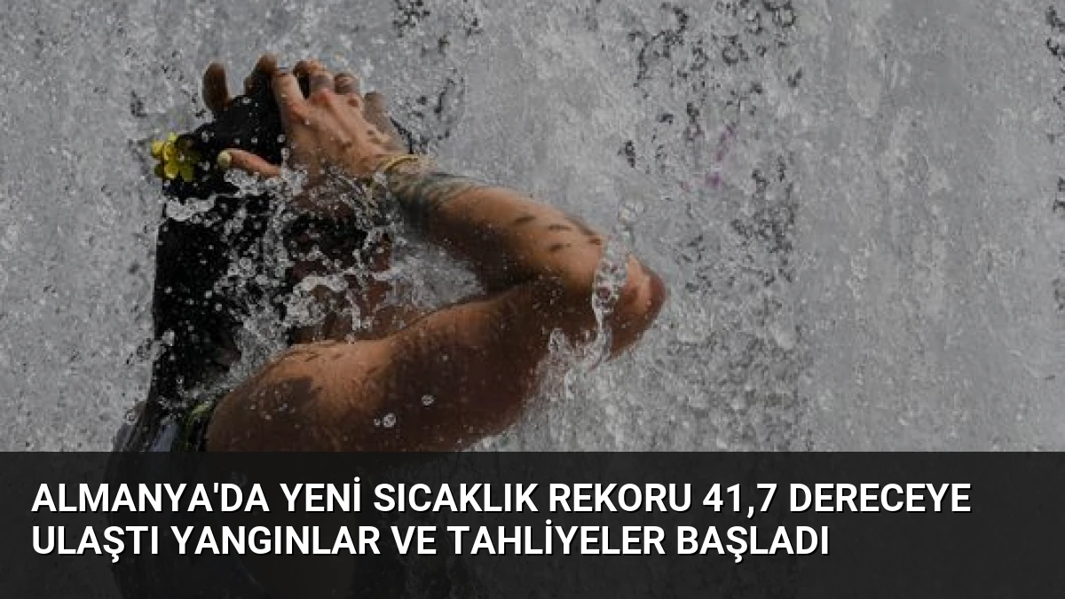 Almanya’da Yeni Sıcaklık Rekoru 41,7 Dereceye Ulaştı Yangınlar ve Tahliyeler Başladı