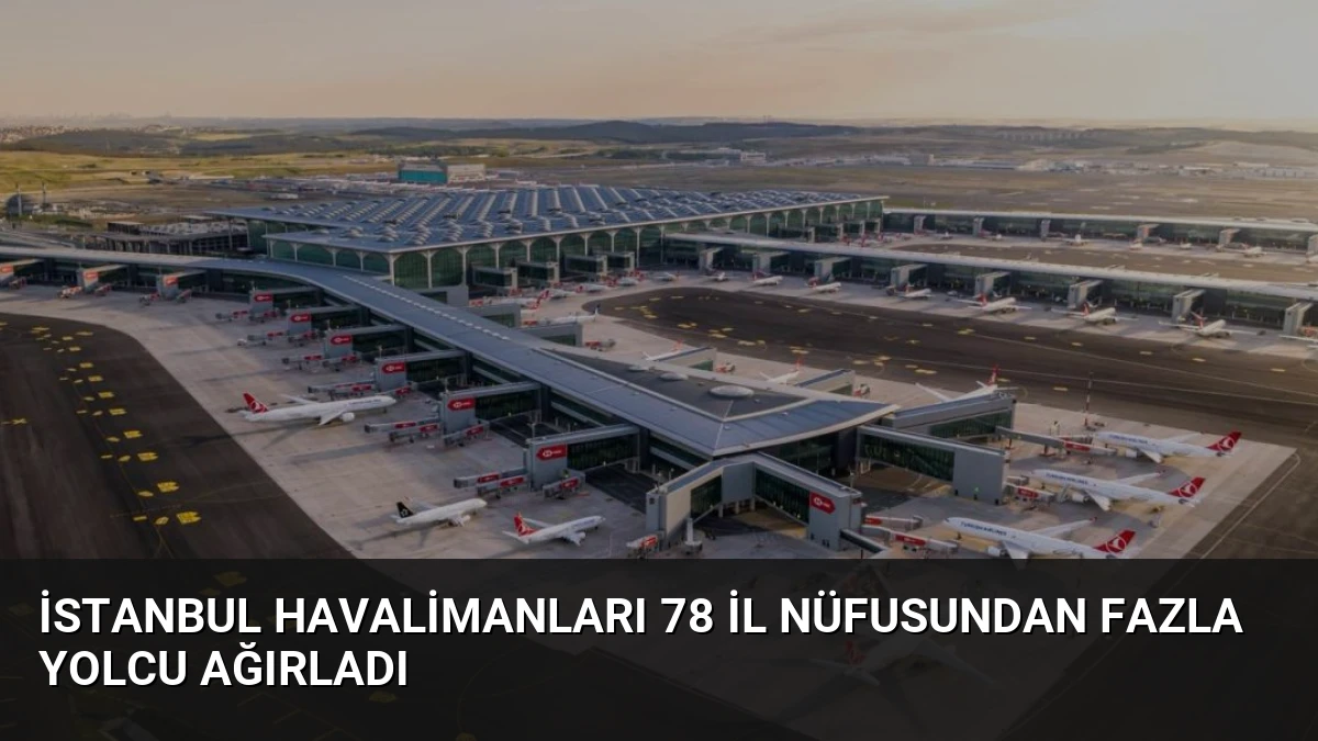 İstanbul Havalimanları 78 İl Nüfusundan Fazla Yolcu Ağırladı