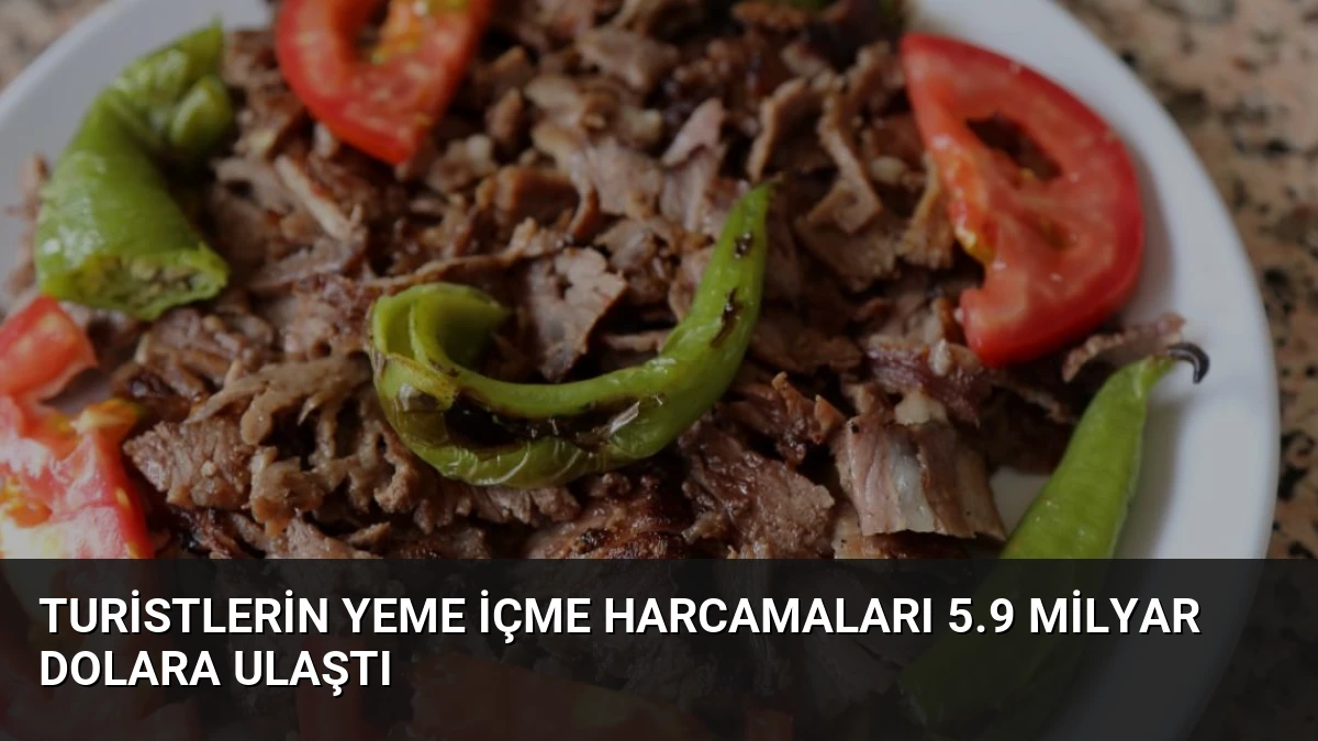 Turistlerin Yeme İçme Harcamaları 5.9 Milyar Dolara Ulaştı