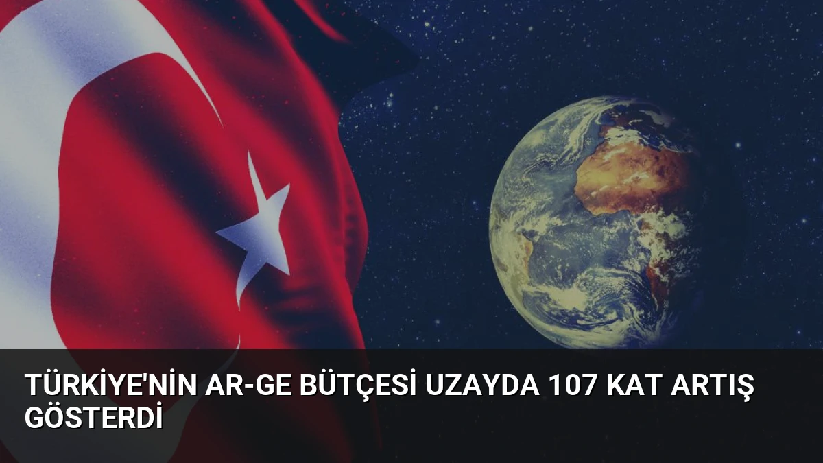 Türkiye’nin AR-GE Bütçesi Uzayda 107 Kat Artış Gösterdi