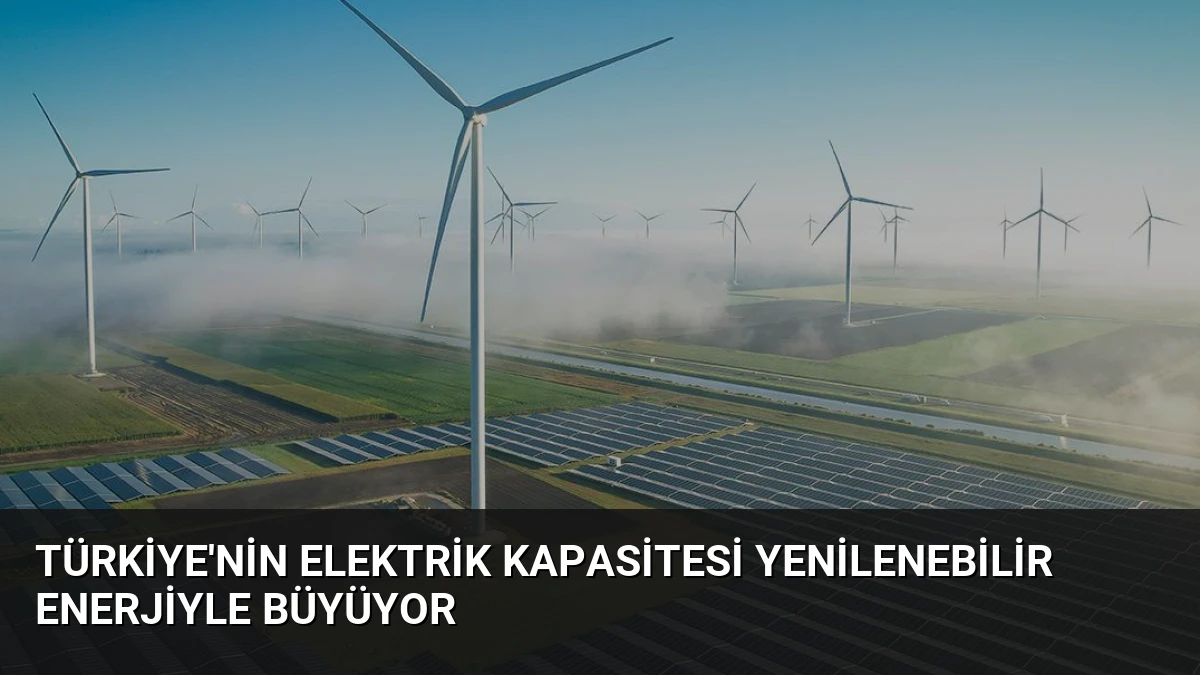 Türkiye’nin Elektrik Kapasitesi Yenilenebilir Enerjiyle Büyüyor