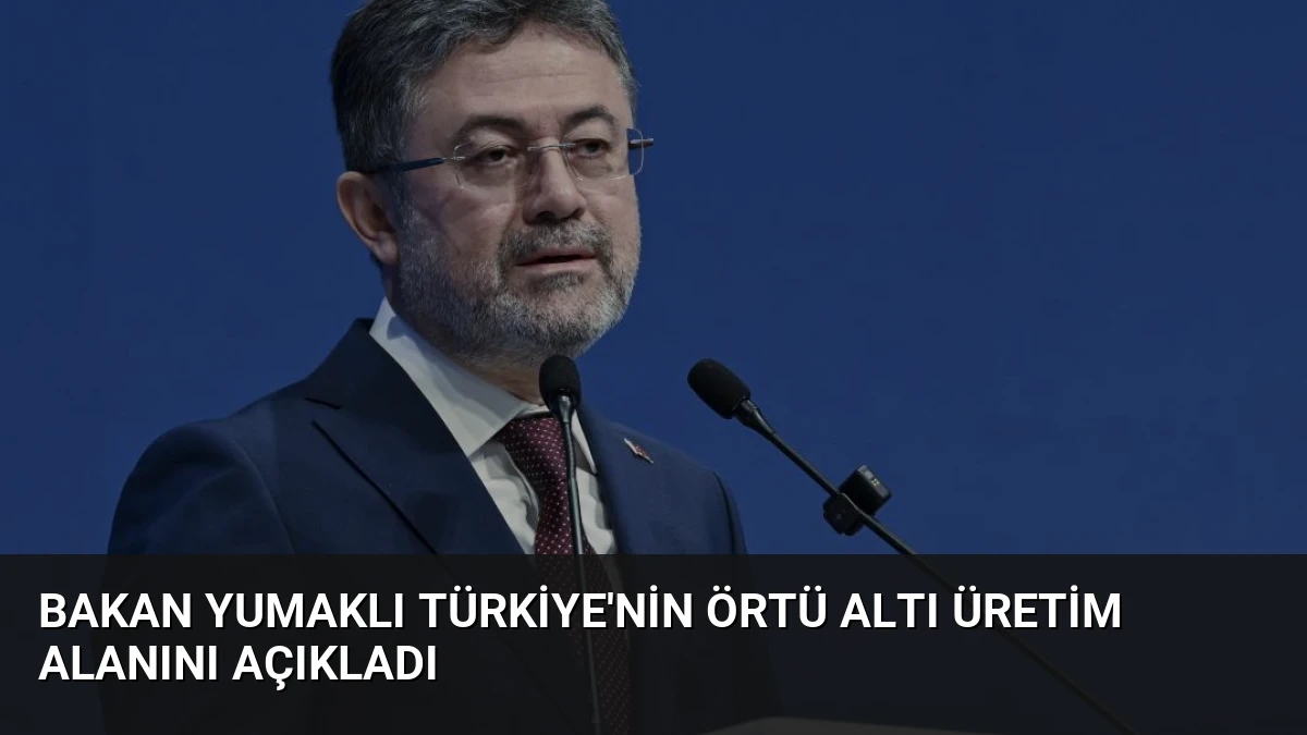 Bakan Yumaklı Türkiye’nin Örtü Altı Üretim Alanını Açıkladı
