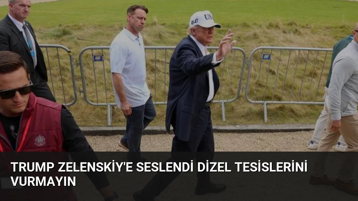 Trump Zelenskiy’e Seslendi Dizel Tesislerini Vurmayın