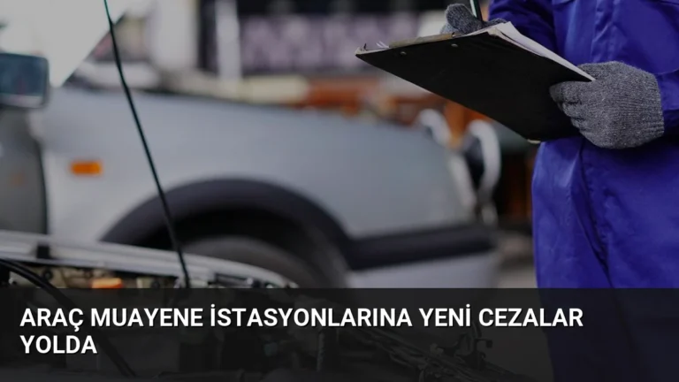 Araç Muayene İstasyonlarına Yeni Cezalar Yolda