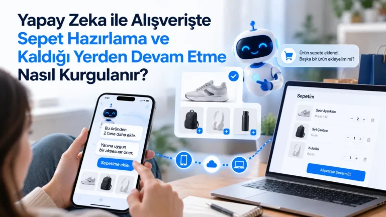 Yapay Zeka ile Alışverişte Sepet Hazırlama ve Kaldığı Yerden Devam Etme Nasıl Kurgulanır?