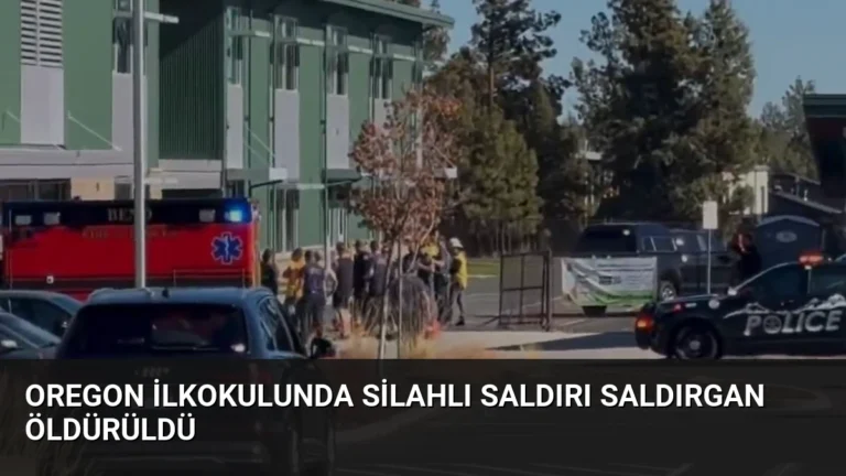 Oregon İlkokulunda Silahlı Saldırı Saldırgan Öldürüldü