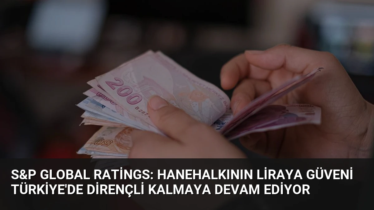 S&P Global Ratings: Hanehalkının Liraya Güveni Türkiye’de Dirençli Kalmaya Devam Ediyor