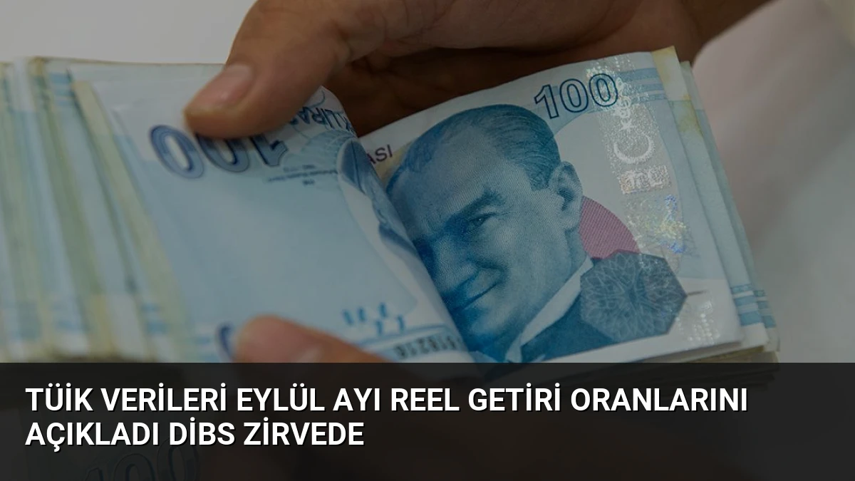 TÜİK Verileri Eylül Ayı Reel Getiri Oranlarını Açıkladı DİBS Zirvede